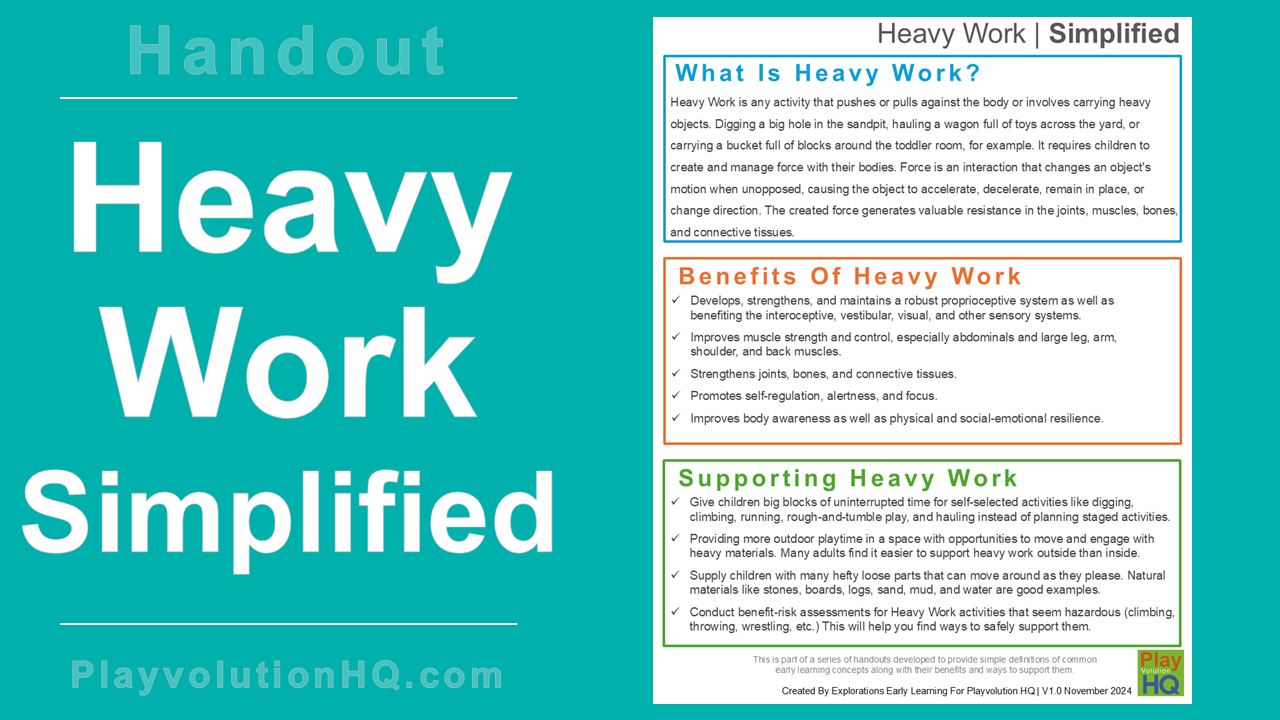 Heavy Work Simplified