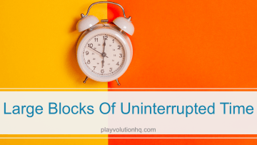 Large Blocks Of Uninterrupted Time