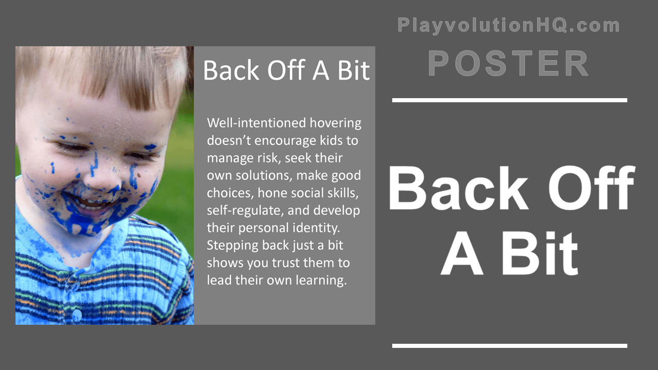 Back Off A Bit Poster