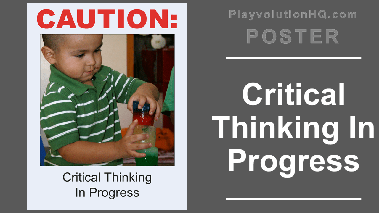 Critical Thinking In Progress Poster