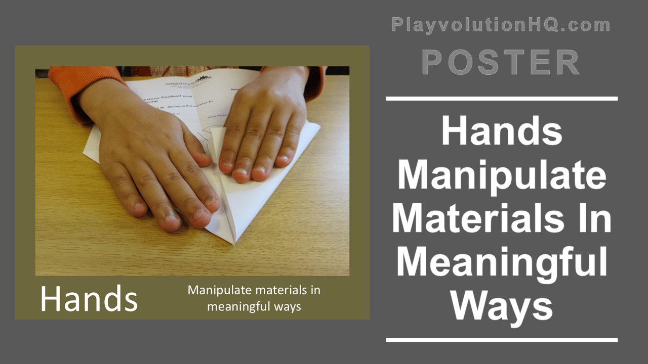Hands Manipulate Materials In Meaningful Ways Poster