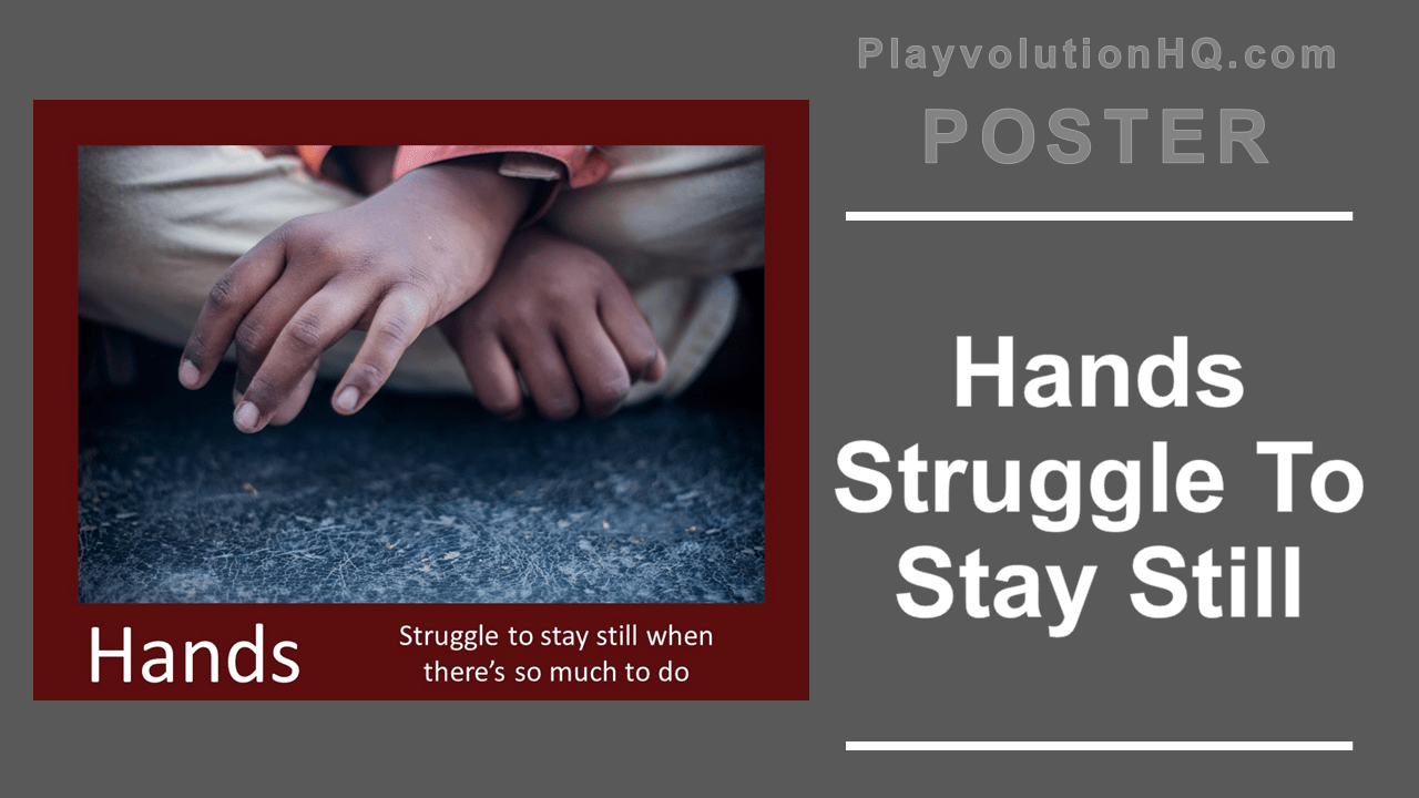 Hands Struggle To Stay Still Poster