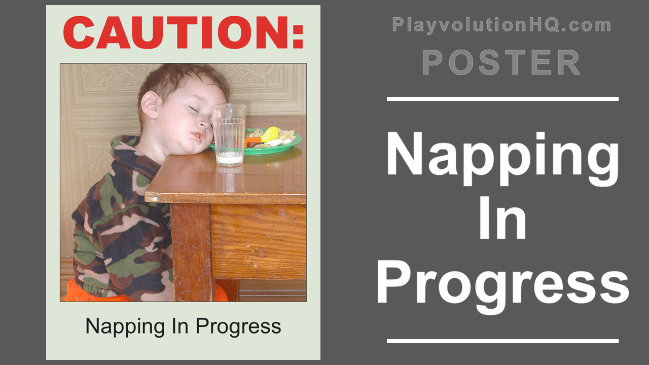 Napping In Progress Poster