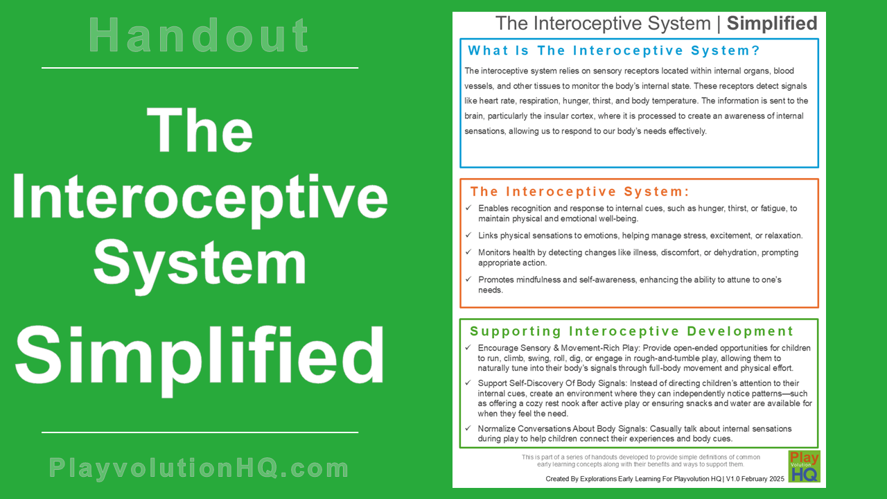 The Interoceptive System Simplified