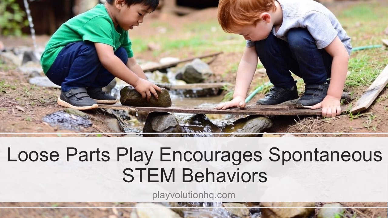 Loose Parts Play Encourages Spontaneous STEM Behaviors