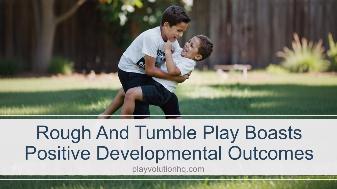 Rough And Tumble Play Boasts Positive Developmental Outcomes