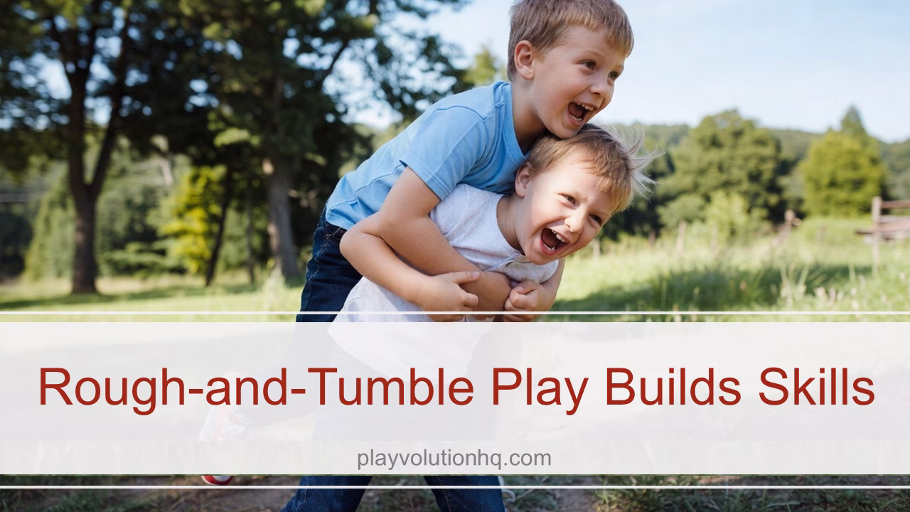Rough-and-Tumble Play Builds Skills